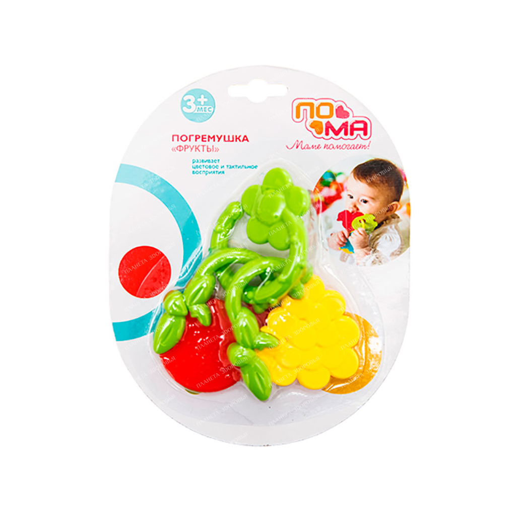 POMA Rattle "Fruit", 3m+, 1 pc