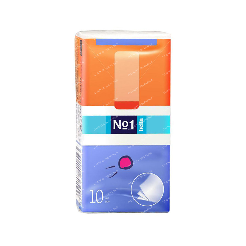 Bella No. 1 Three-layer hygienic handkerchiefs 10 pcs