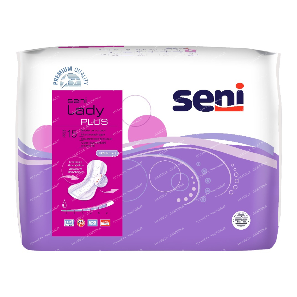 SENI LADY plus Urological pads 15 pcs
