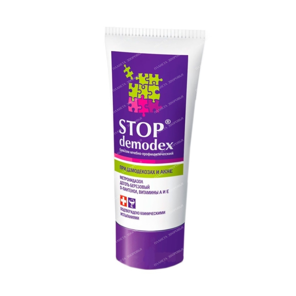 Stop demodex balm for face and body, 50ml.