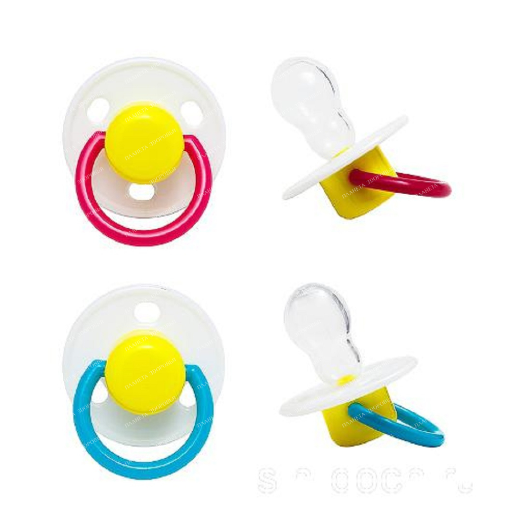 POMA Silicone pacifier (round shape) 4+, art. 4512, 1 piece
