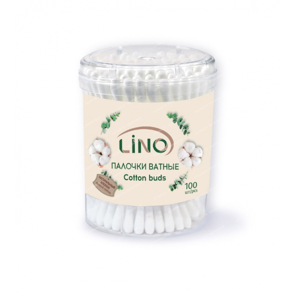 Lino Cotton buds classic hard pack 100 pcs