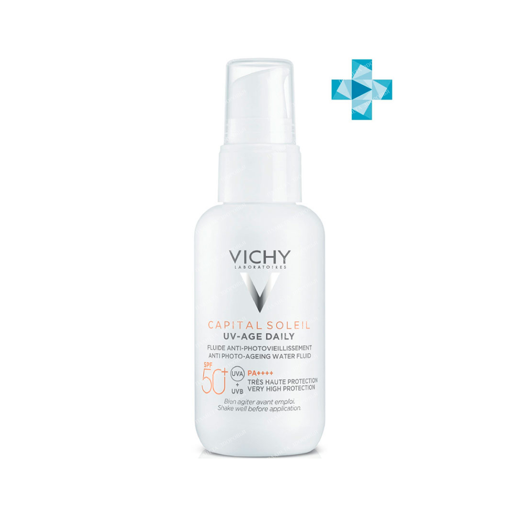 VICHY Capital Soleil Anti-Aging Weightless Face Sun Fluid UV AGE-DAILY SPF50+, 40ml