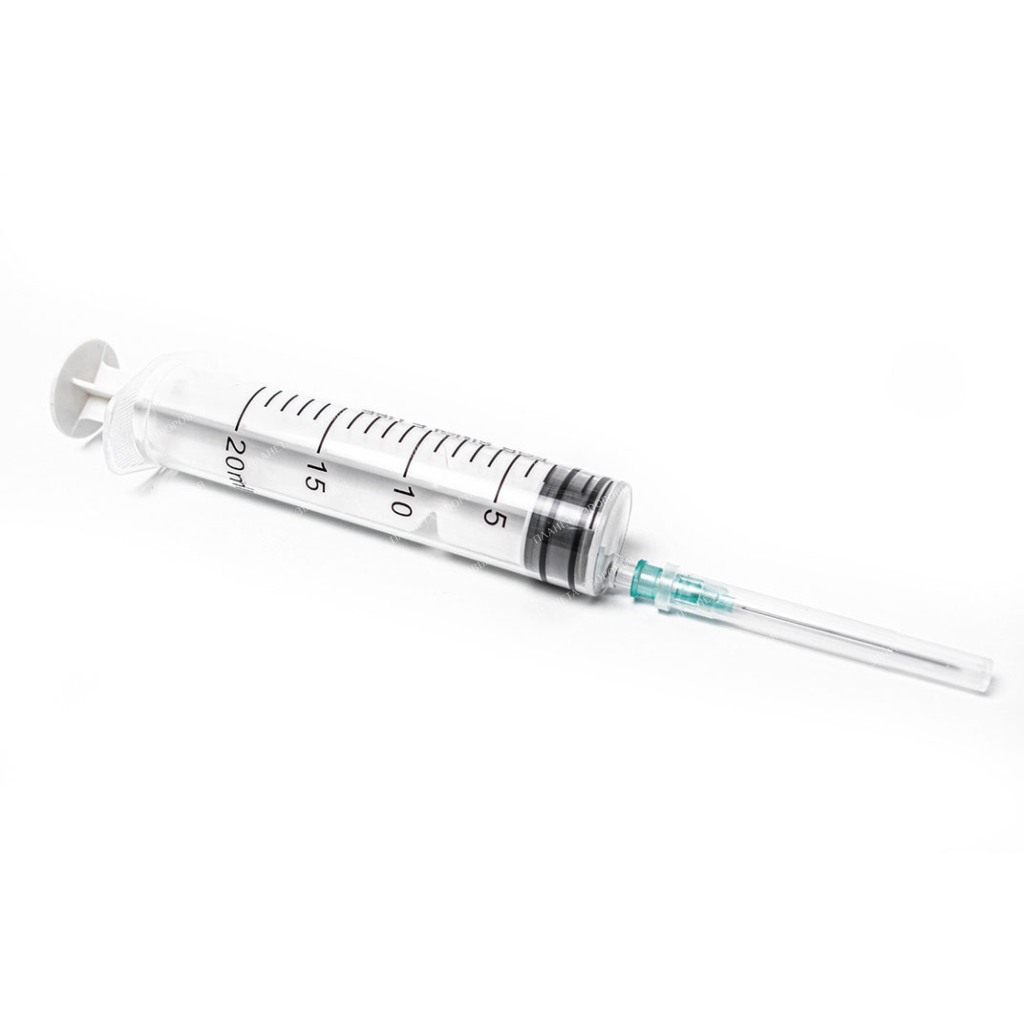 Single use injection syringe 20B "Luer"