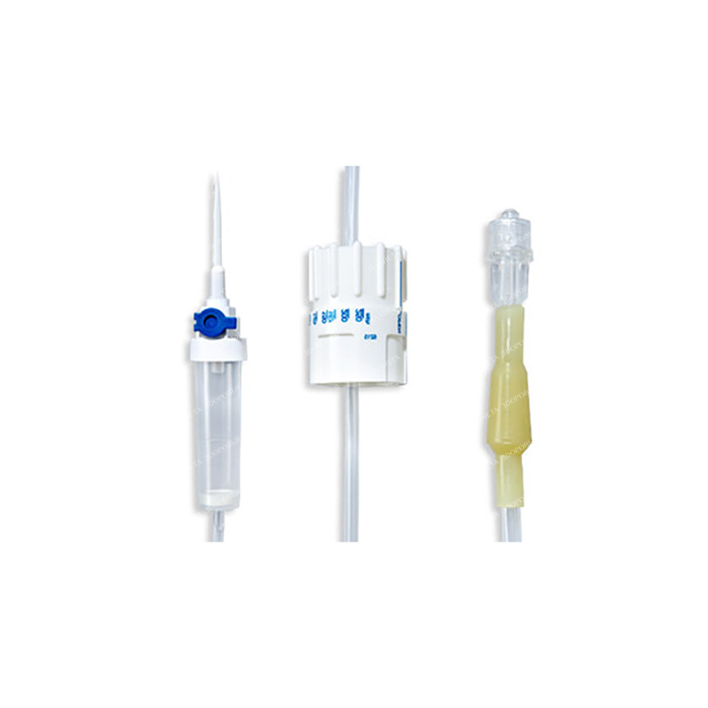 The system for intravenous infusion of infusion solutions erased. single use “Vogt Medical”