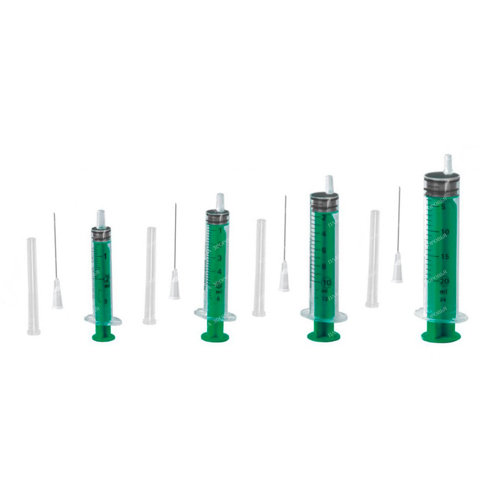 Syringe Avanti Medical three-component single use sterile with a needle 20.0 ml