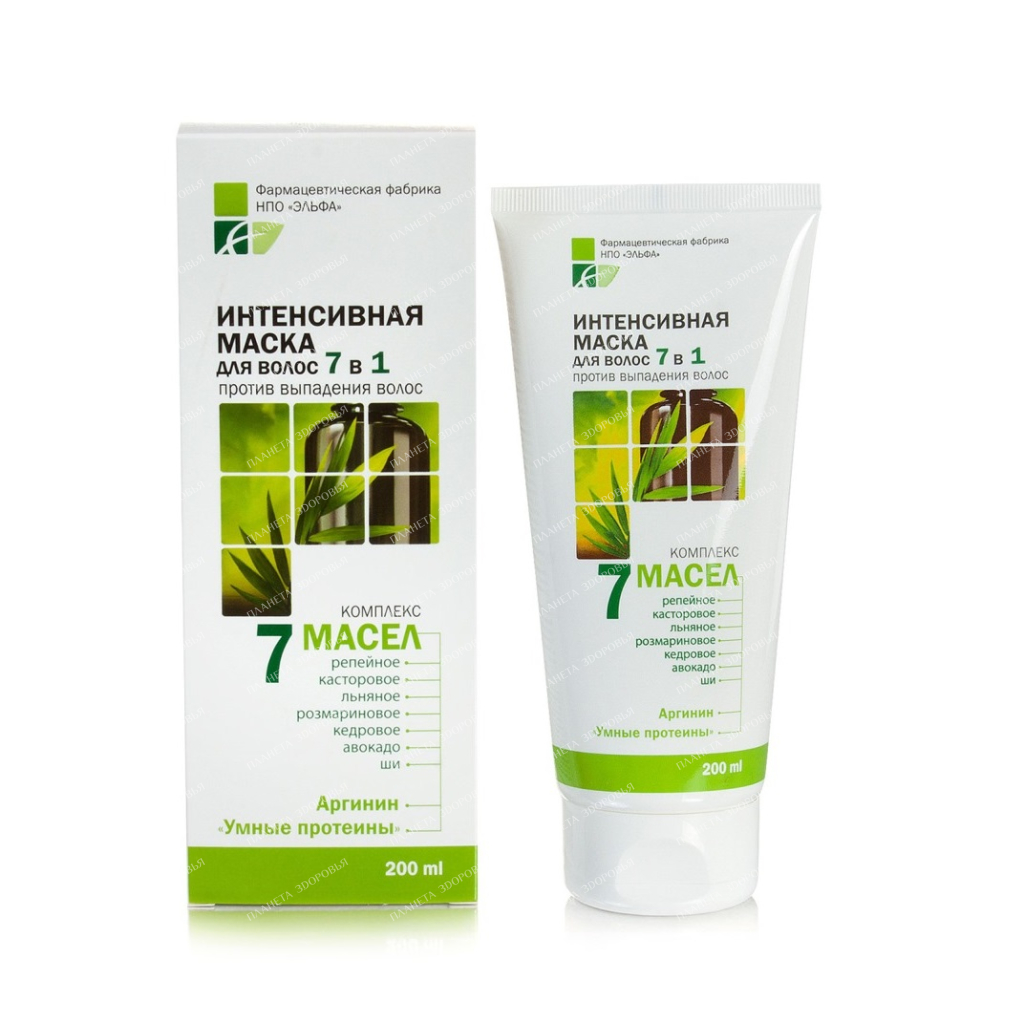 Elfa Pharm Intensive hair mask 7in1 against hair loss (7 oils), 200 ml