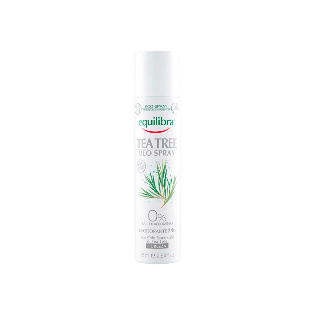 EQUILIBRA Tea Tree Deodorant Spray, 75 ml