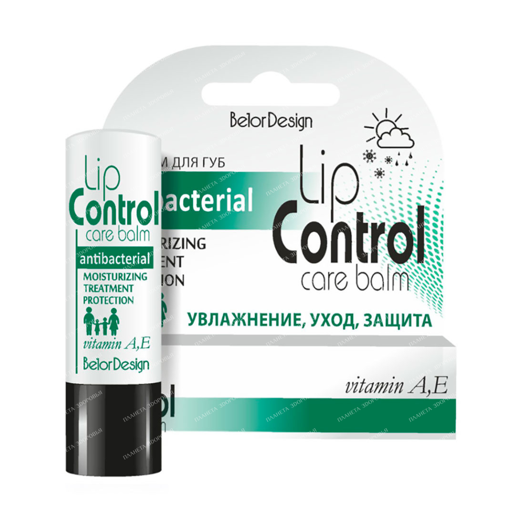 Lip balm LIP CONTROL antibacterial, 4.4 g