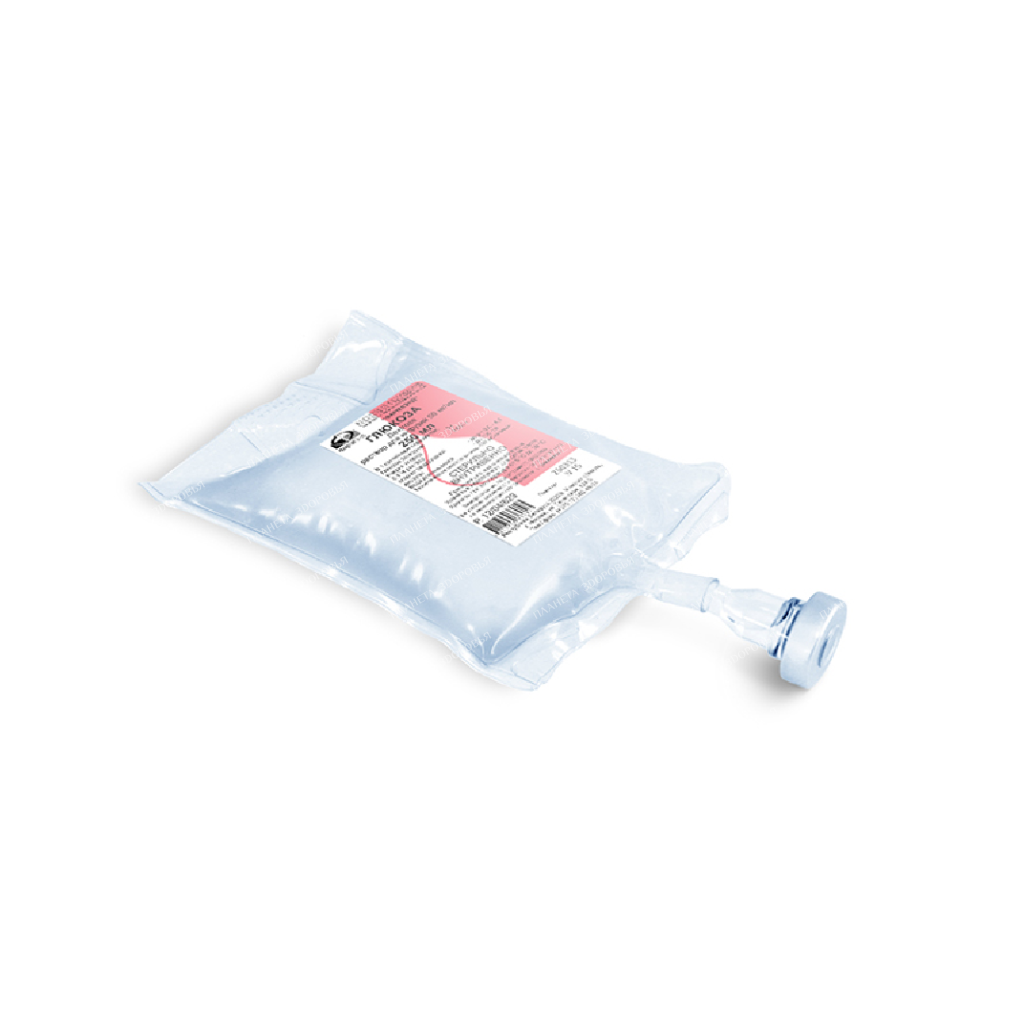Glucose solution for infusions 50mg/ml in polymer containers 250ml №1