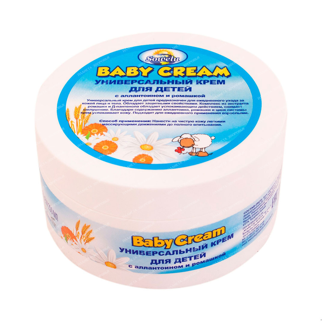Sowelu Baby Cream with allantoin and chamomile 200ml