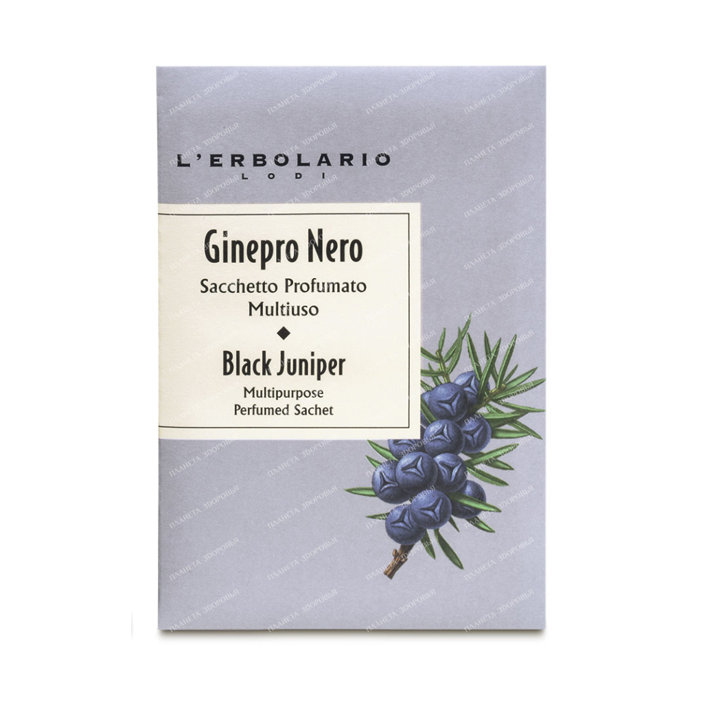 L'Erbolario "BLACK JUNIPER" Universal flavored sachet