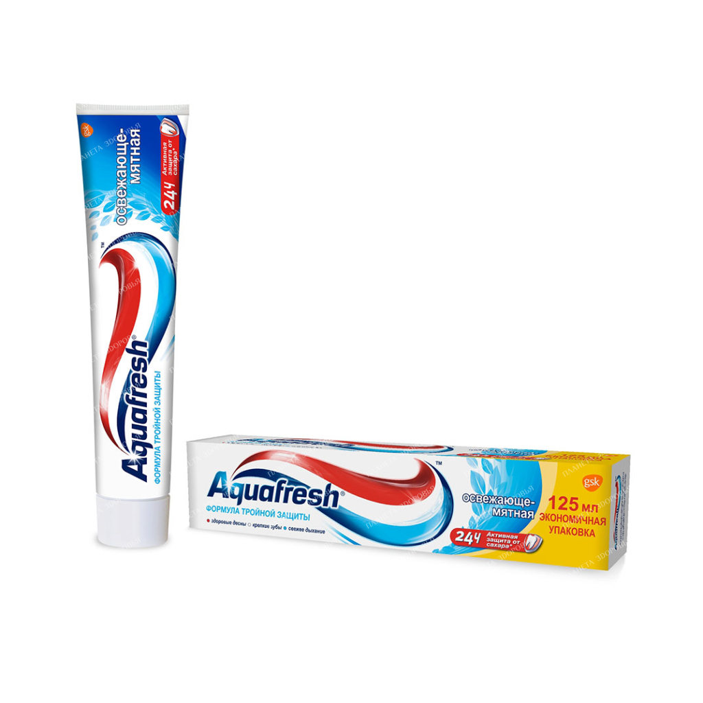 Aquafresh Toothpaste Refreshing mint (Aquafresh Fresh & Minty), 125 ml