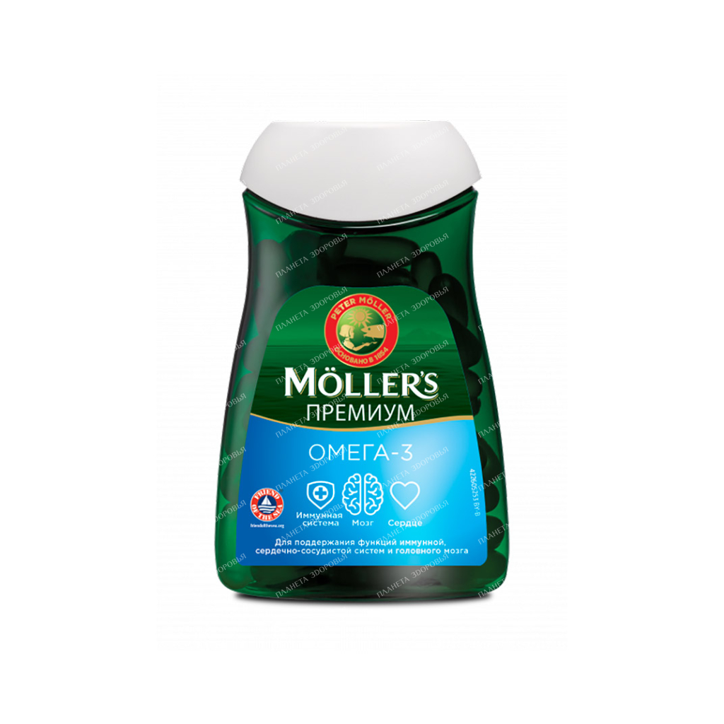 Møller premium Omega-3 capsules №60