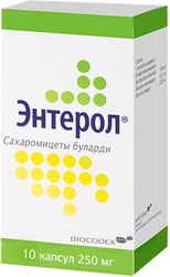Biocodex Enterol, 250 mg, 10 caps.