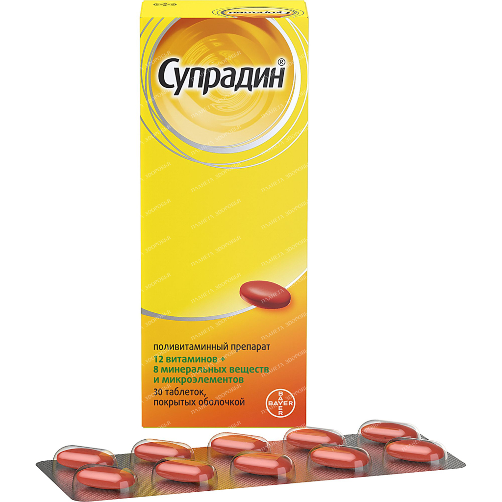 Supradin tablets p / o No. 10x3
