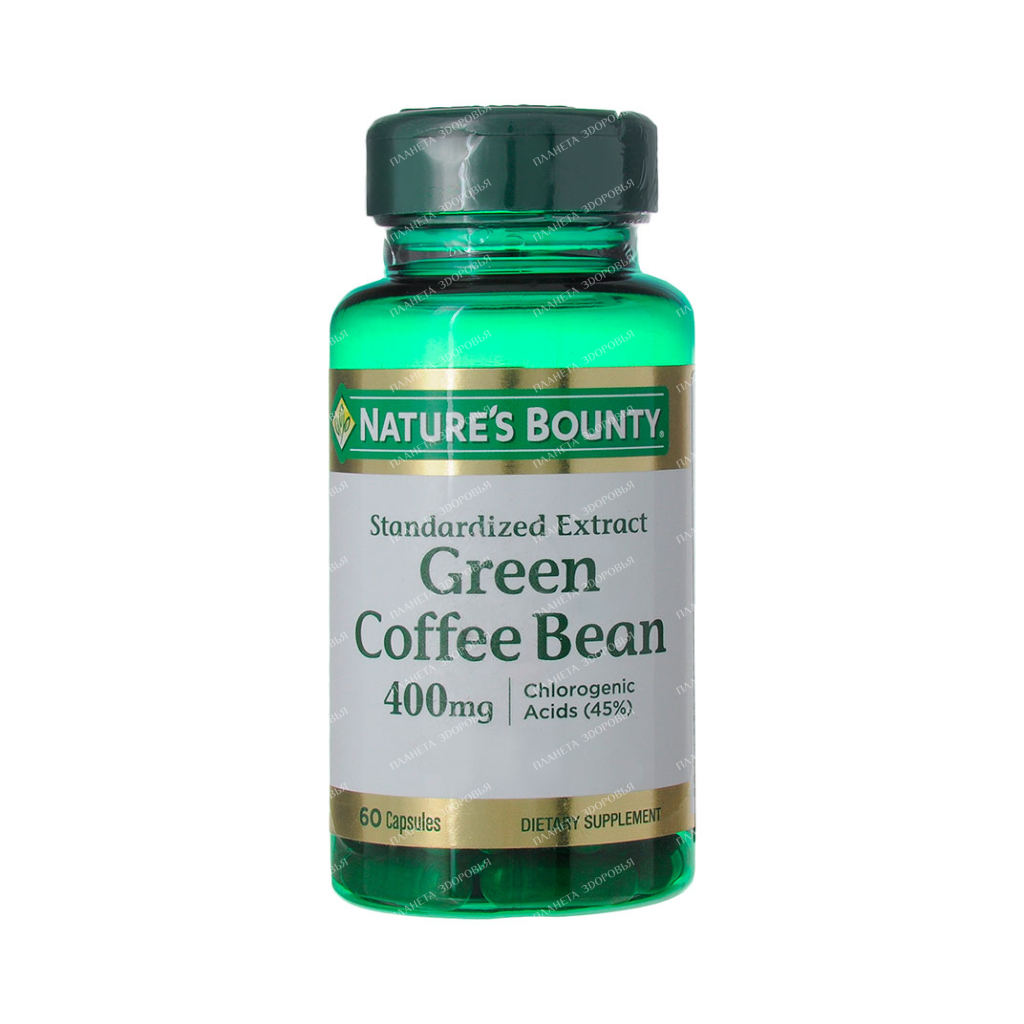 Green coffee beans 400 mg capsules #60