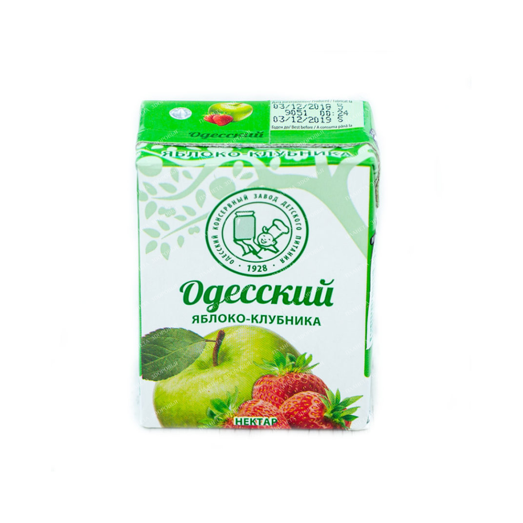 Odessa Nectar apple-strawberry paste. 0.2 l