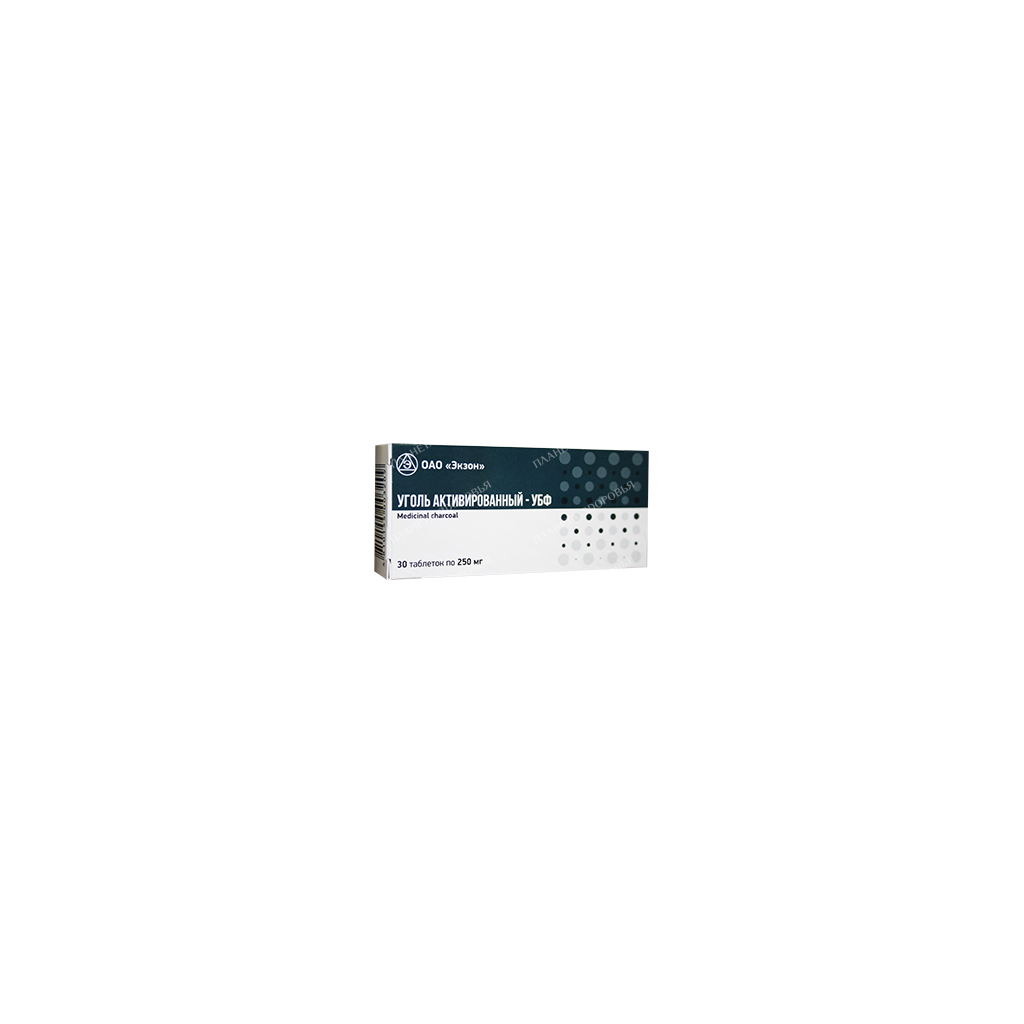 Activated charcoal - UBF tablets 250mg №10x3