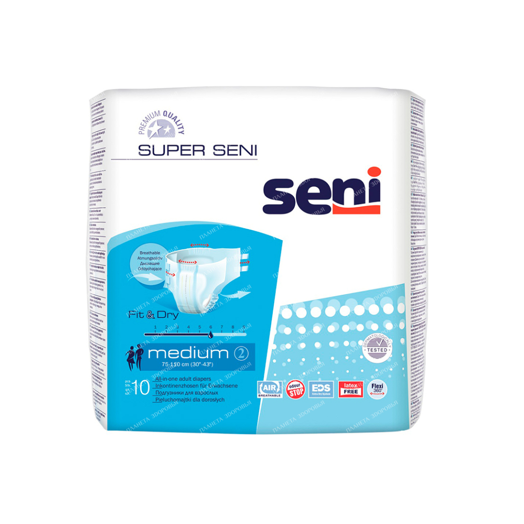 Super Seni (medium) Adult diapers 10 pcs