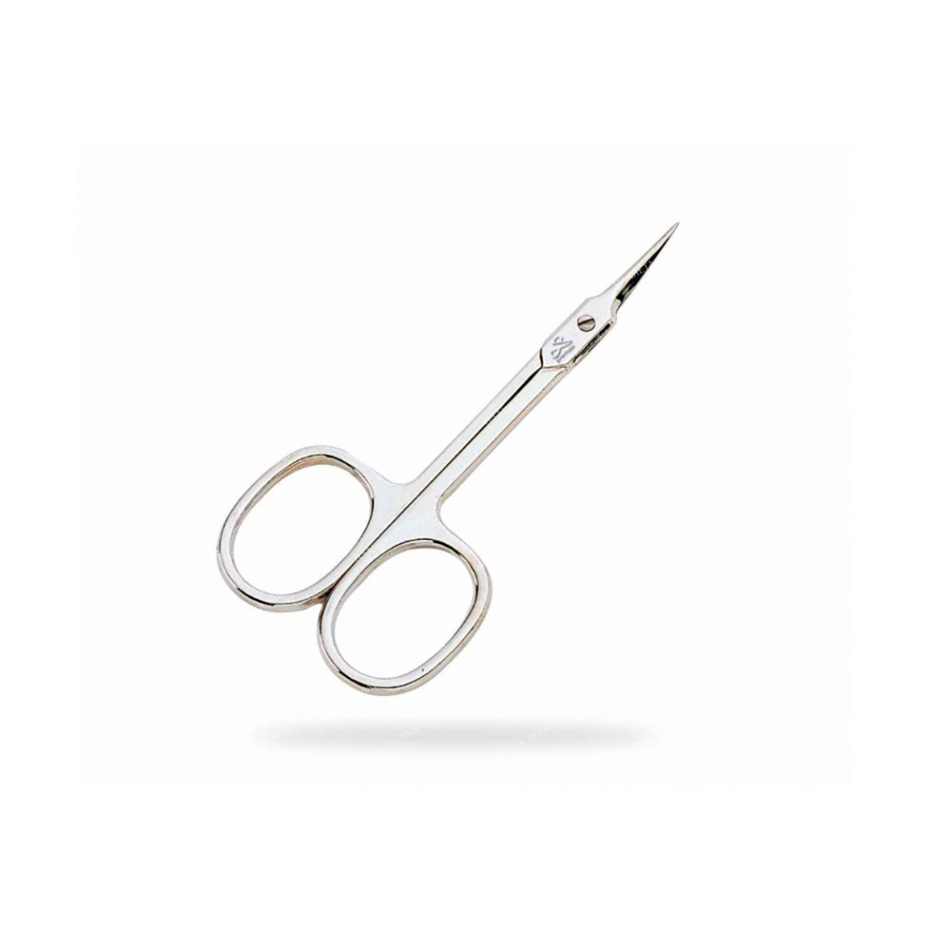 Omnia Line Nail cuticle scissors pointed curved 8cm/3.25''
