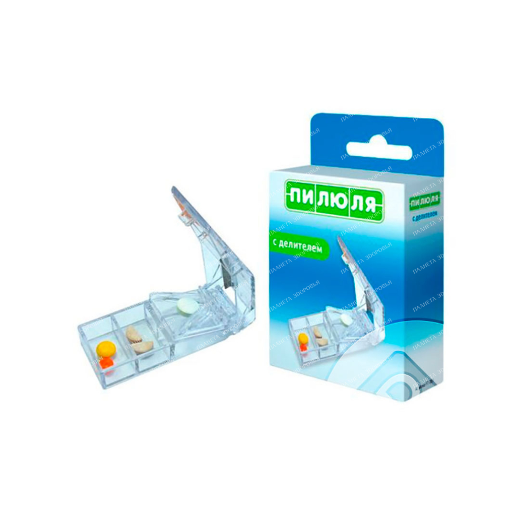 PILULA pill box for medicines with a divider