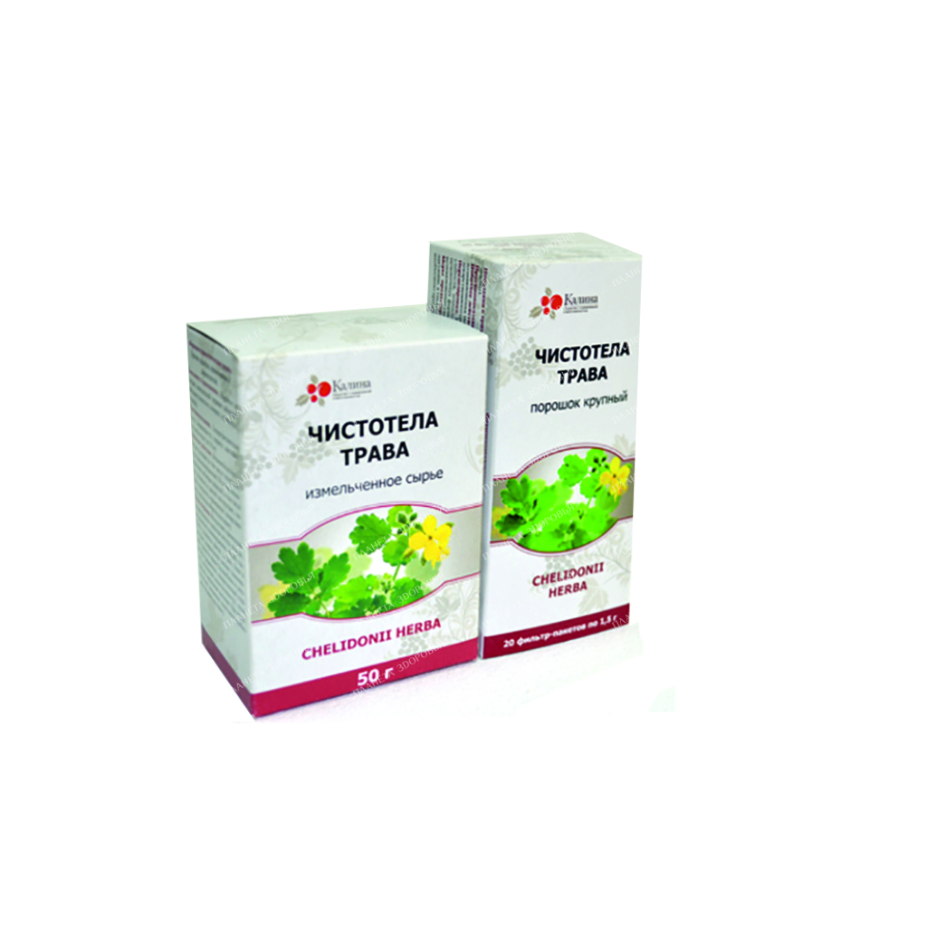 Celandine grass powder large 1.5g in filter bags №20