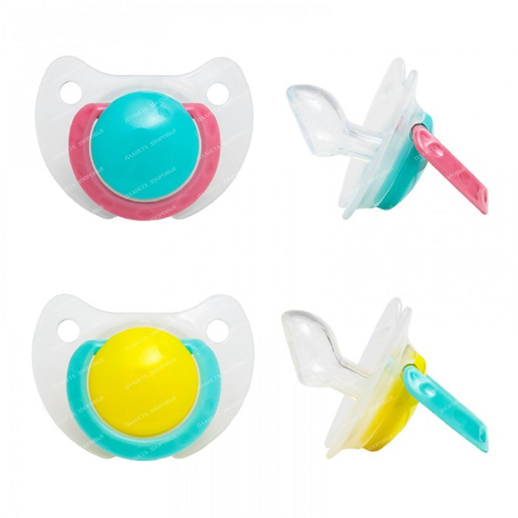 POMA Silicone pacifier (adapted form) 4+, art. 4112, 1 piece