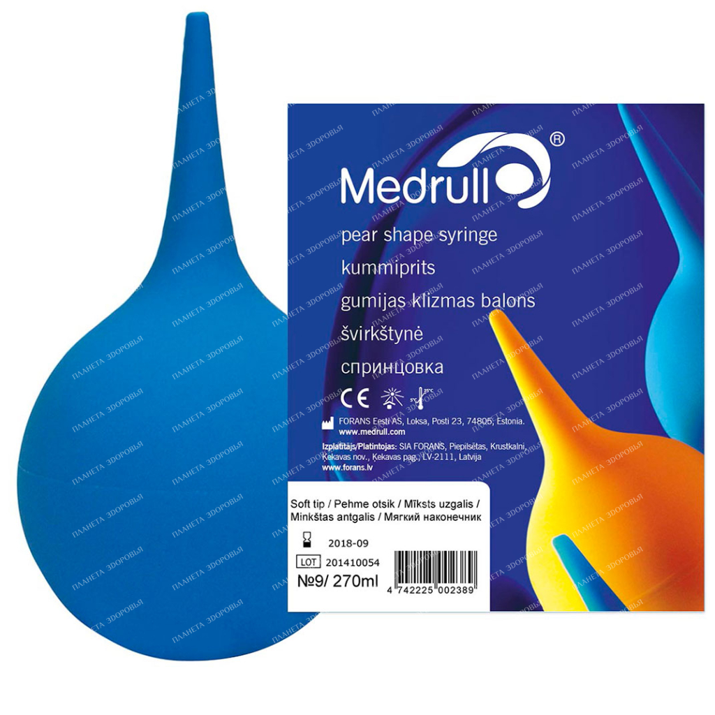 Medrull syringe type A with soft tip A-9 volume 270ml