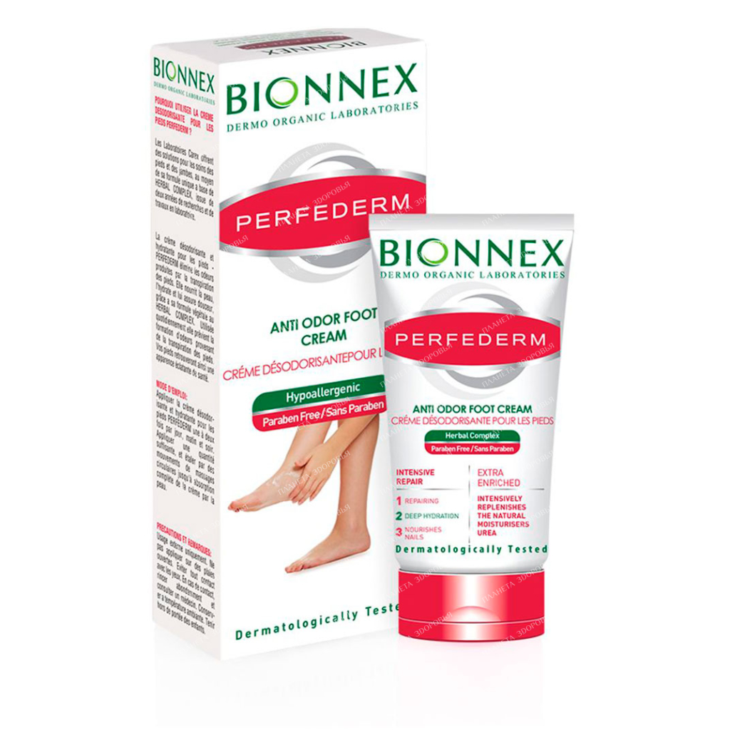 Bionnex Perfederm Revitalizing gel for legs and feet, 60 ml