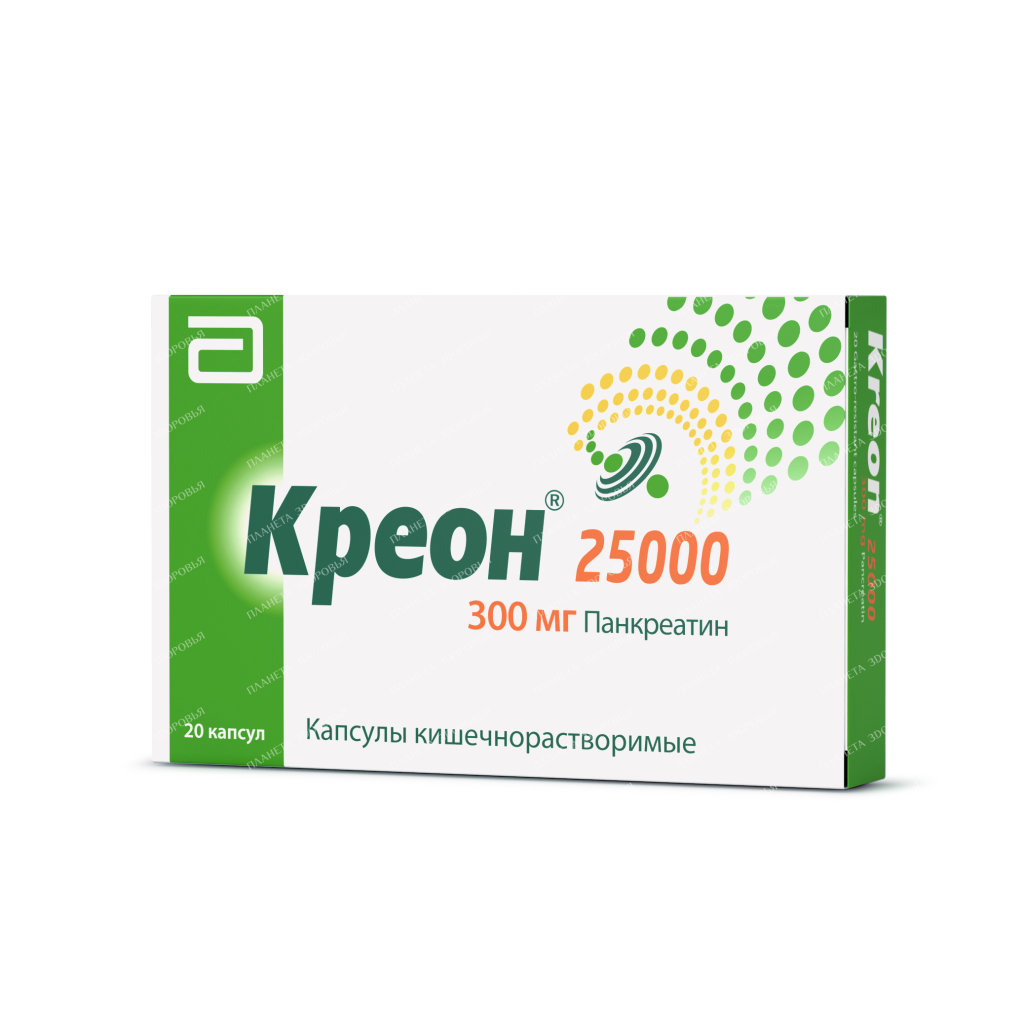 Creon 25000 enteric capsules 300mg №10x2