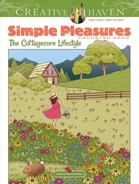 Creative haven simple pleasures coloring book | Creative Haven Simple Pleasures Coloring Book