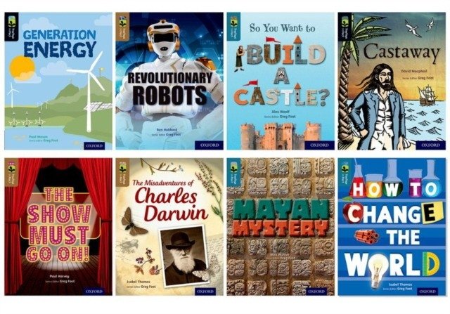 Oxford reading tree treetops infact: oxford levels 18-20: pack of 9