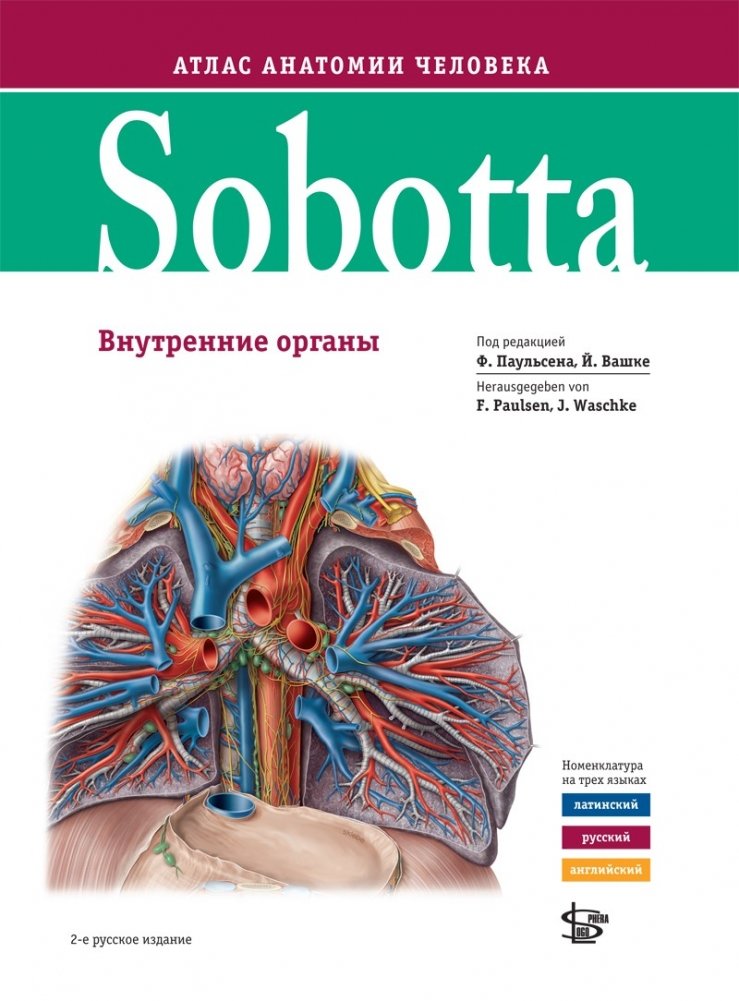 Sobotta. Атлас анатомии человека том 2, изд.2 | Sobotta Atlas of Human Anatomy Vol. 2, 2nd Ed.