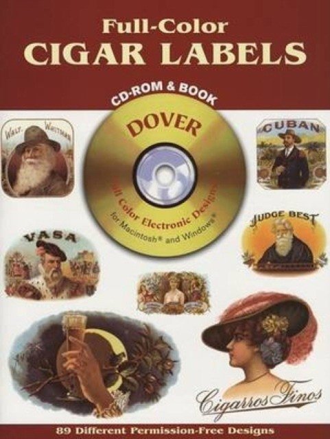 Full-Color Cigar Labels CD-ROM and Book | Full-Color Cigar Labels CD-ROM and Book