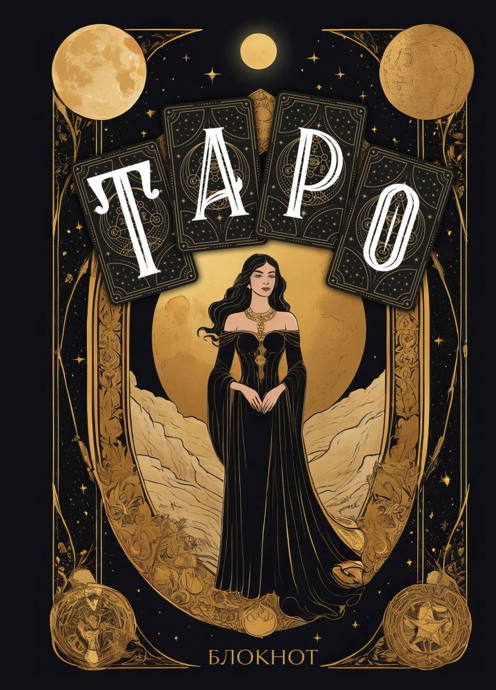 Блокнот Таро (А5, 64 л., контентный блок, твердый переплет) | Tarot Journal (A5, 64 Sheets, Content Block, Hardcover)
