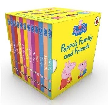 Семья и друзья Пеппы (набор из 12 книжек-картонок) | Peppa's Family and Friends (12 Board Book Set)