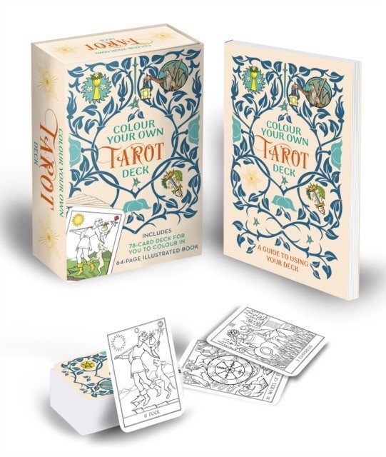 Раскрась свою Таро: книга и колода карт | Colour Your Own Tarot Book & Card Deck