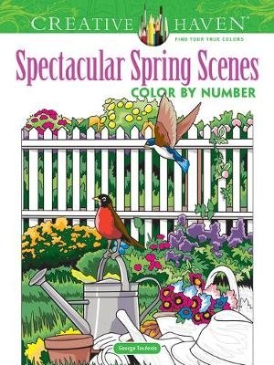 Spectacular Spring Scenes. Color by Number | Spectacular Spring Scenes: Color by Number