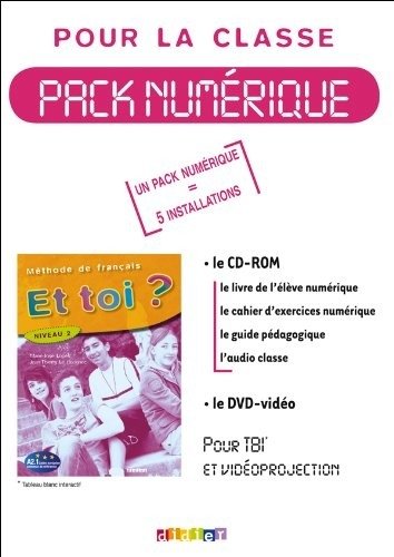 CD-ROM. Et toi? Цифровой пакет 2. 5 лицензий для класса (+ DVD) | CD-ROM. Et toi? Digital Pack 2. 5 Licenses for the Classroom (+ DVD)