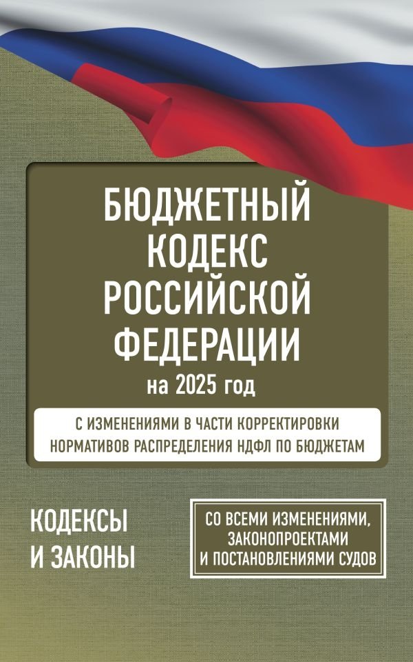 Бюджетный кодекс Российской Федерации на 2025 год. Со всеми изменениями, законопроектами и постановлениями судов | Budget Code of the Russian Federation for 2025