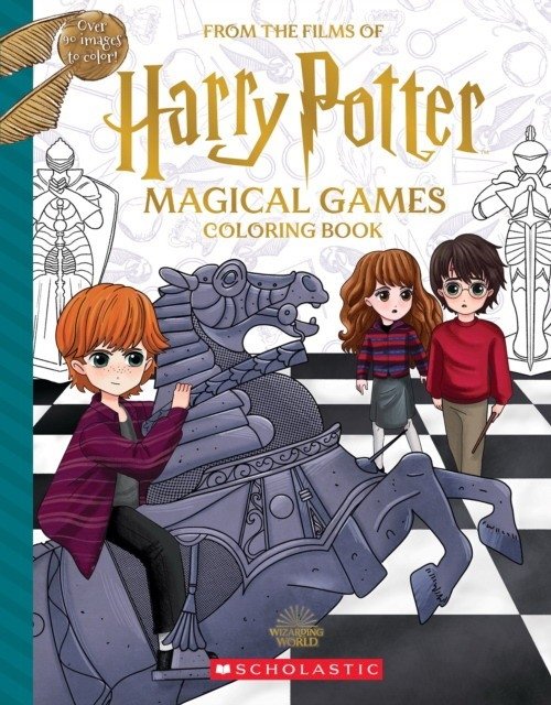 Волшебные игры Раскраска (Гарри Поттер) | Magical Games Coloring Book (Harry Potter)