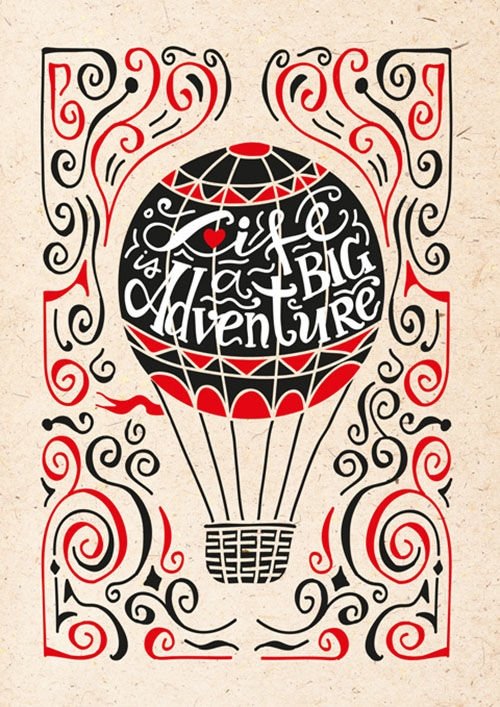 Блокнот "Life is a big adventure" (А5) | Notebook "Life is a Big Adventure" (A5)