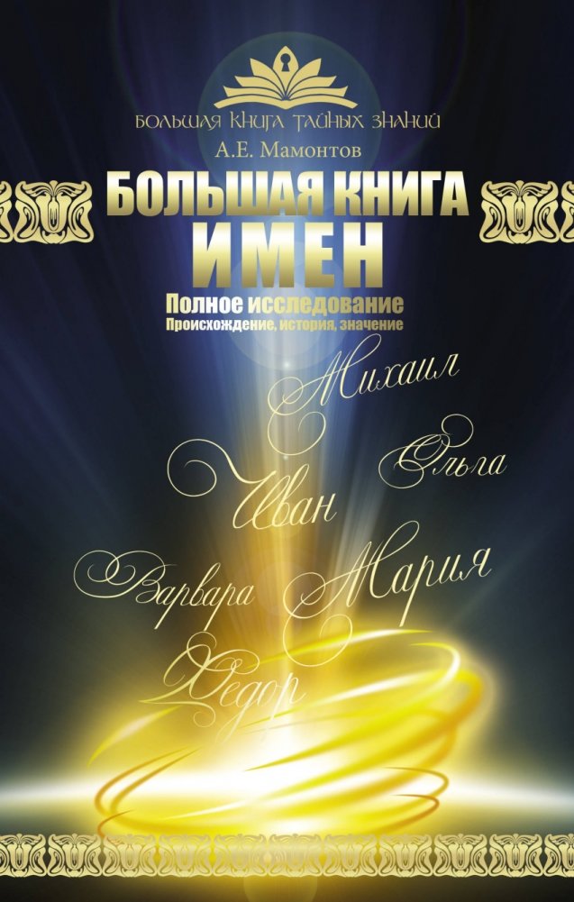 Большая книга имен. Полное исследование: происхождение, история, значение | The Big Book of Names: A Comprehensive Study of Origin, History, and Meaning