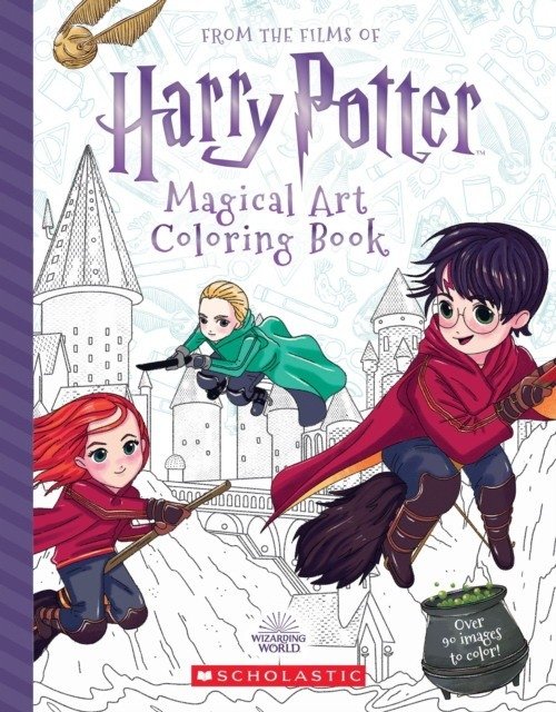 Гарри Поттер: Волшебное Искусство Раскраска | Harry Potter: Magical Art Coloring Book