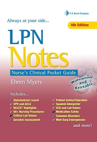 LPN Notes: Nurse's Clinical Pocket Guide | LPN Notes: Nurse's Clinical Pocket Guide