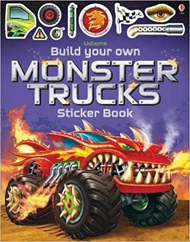 Build Your Own Monster Trucks Sticker Book | Build Your Own Monster Trucks Sticker Book