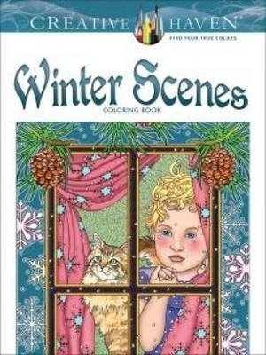 Зимние сцены. Раскраска | Winter Scenes Coloring Book