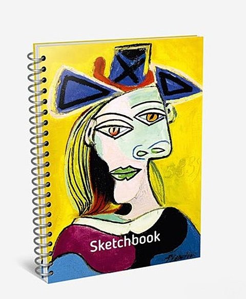 Скетчбук "Пикассо. Голова женщины в голубой шляпе" (А6) | Picasso Sketchbook: Woman's Head in a Blue Hat (A6)
