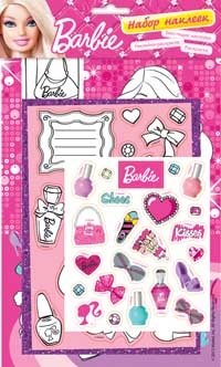 Набор наклеек "Barbie" | Barbie Sticker Set